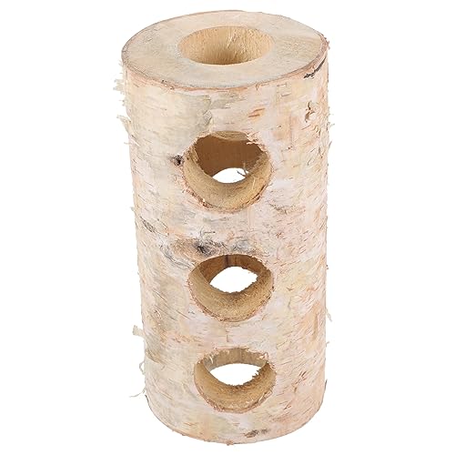 ibasenice Hamsterversteck aus Holz Tunnel für Kleine Haustiere Natürliches für Zwerghamster und Rennmäuse zur Dekoration Spielversteck ibasenice Hamsterversteck aus Holz Tunnel für Kleine Haustiere Natürliches für Zwerghamster und Rennmäuse zur Dekoration Spielversteck von ibasenice