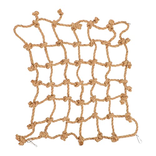 ibasenice Hanfseilkletternetz Papageienspielzeug Kletternetz Strickleiter für Vögel Vogel Seil Barsch Kletterspielzeug Vogelspielzeug für kleine Tieraktivitäten Vogel-Kletternetz ibasenice Hanfseilkletternetz Papageienspielzeug Kletternetz Strickleiter für Vögel Vogel Seil Barsch Kletterspielzeug Vogelspielzeug für kleine Tieraktivitäten Vogel-Kletternetz von ibasenice