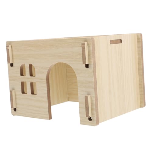 ibasenice Kleintier Holzversteck Für Hamster Chinchilla Und Meerschweinchen Multifunktionale Futter Und Wasserstation Design Leicht Zu Reinigen Und Sicher Im Gebrauch ibasenice Kleintier Holzversteck Für Hamster Chinchilla Und Meerschweinchen Multifunktionale Futter Und Wasserstation Design Leicht Zu Reinigen Und Sicher Im Gebrauch von ibasenice