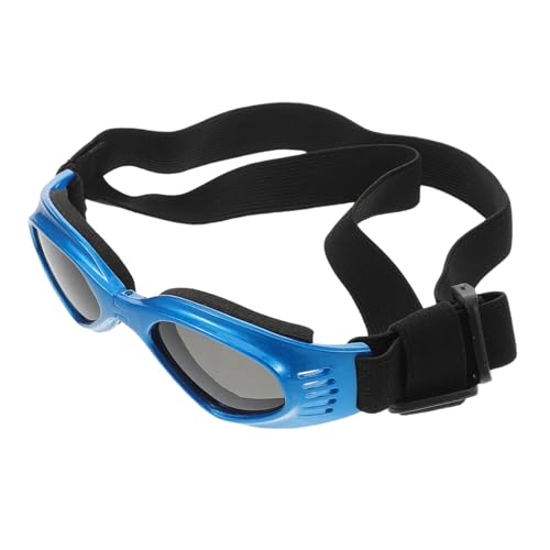 ibasenice Haustier Brille Haustier-Party-Foto-Requisite Haustier Hund Sonnenbrille Requisiten Für Haustiere Partybrille Für Hunde Retro Kleine Haustiergläser Welpengläser Für Outdoor Blau von ibasenice