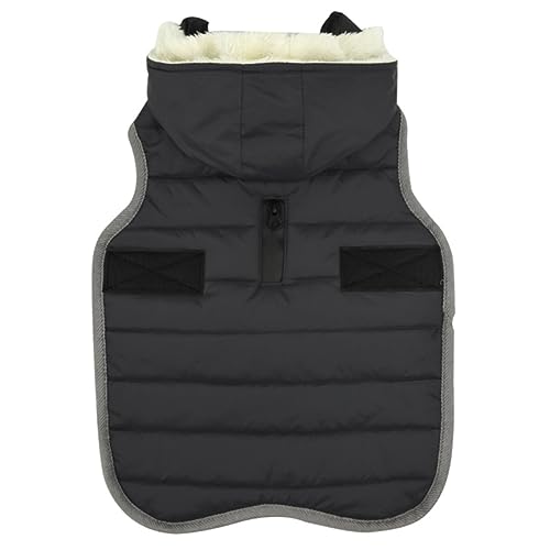 ibasenice Haustier-Hoodie Hund Bademantel Hundehandtuchmantel Zwinger Westen Haustierpflege Hundestiefel Kühlende Hundeweste Hund Warmes Kostüm Großer Hundemantel Auto Leine Puffer Polyester von ibasenice