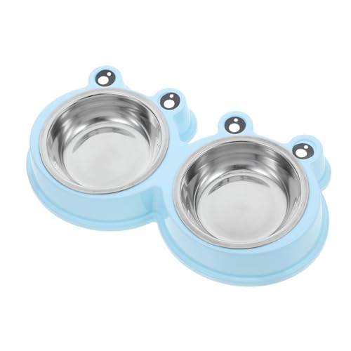 ibasenice Haustier Hund Schüssel Roadtrip Essentials Tragbarer Wassernapfspender Für Hunde Katzenfutter Kann Deckel Abdecken Hundenäpfe Aus Metall Reisewassernapf Für Hunde Abs Sky-Blue von ibasenice