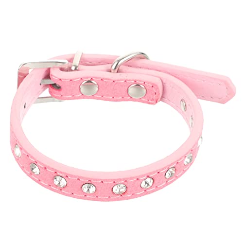 ibasenice Haustierhalsband Hunde Schnalle Halsband Hund Ausbildung Körperpflege Welpenhalsbänder für kleine Welpen Mädchen abriebfestes Katzenhalsband Pu Rosa ibasenice Haustierhalsband Hunde Schnalle Halsband Hund Ausbildung Körperpflege Welpenhalsbänder für kleine Welpen Mädchen abriebfestes Katzenhalsband Pu Rosa von ibasenice