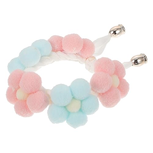 ibasenice Haustierhalsband Katzenhalsband Halsband für Welpen Stichworte Rosa Bestickt Strickkragen für Haustiere handgemachter Kragen Kleiner Kätzchenkragen Kätzchen Zubehör Haarball Blau von ibasenice