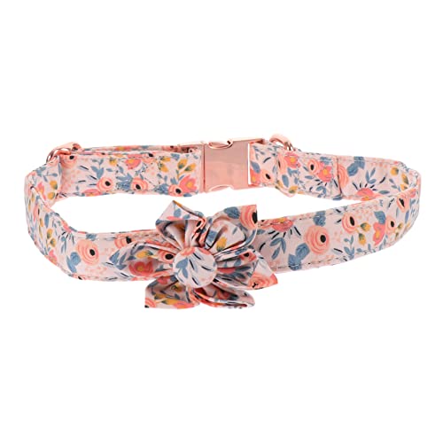 ibasenice Haustierhalsband Stichworte Kätzchen-kragenschleife Katzenhalsband Plaudern Kleine Katze Klein Mittel Groß Einstellbarer Haustierkragen Für Bogen Baumwolle Rosa von ibasenice