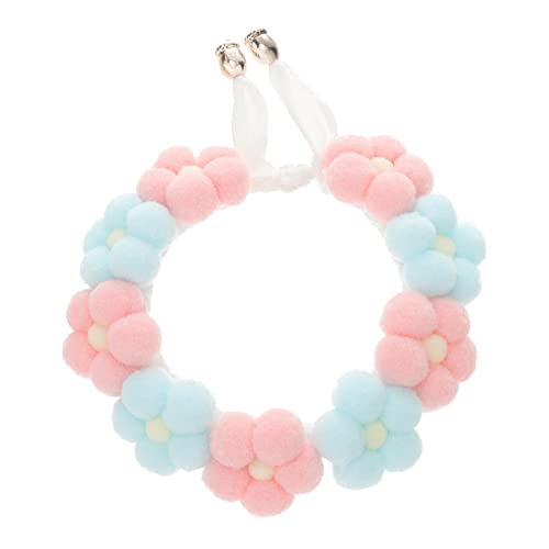 ibasenice Haustierhalsband rosa Katzenkragen Katze gestrickter Kragen Schnellverschluss für Katzenhalsbänder Karierte Katzenhalsbänder Outfits Blumenhalsband für Hunde Welpenzubehör Haarball ibasenice Haustierhalsband rosa Katzenkragen Katze gestrickter Kragen Schnellverschluss für Katzenhalsbänder Karierte Katzenhalsbänder Outfits Blumenhalsband für Hunde Welpenzubehör Haarball von ibasenice