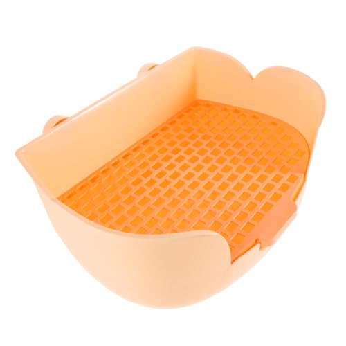 ibasenice Haustierkaninchen -Toilette Heuraufe Für Kaninchen Größere Haustierpfanne Hasen-töpfchen Katzenstreu Pfanne Häschen-heu-futterspender Frettchen Katzentoilette Plastik Orange ibasenice Haustierkaninchen -Toilette Heuraufe Für Kaninchen Größere Haustierpfanne Hasen-töpfchen Katzenstreu Pfanne Häschen-heu-futterspender Frettchen Katzentoilette Plastik Orange von ibasenice