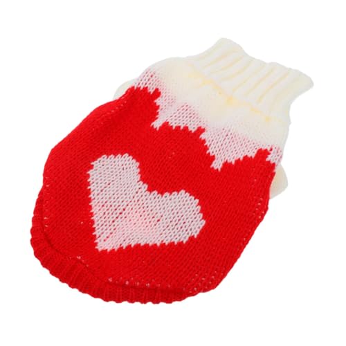 ibasenice Haustierpullover Valentinstag Hundepullover Kleid Für Hunde Mädchen Hundepullover Haustier Katzenbekleidung Hund Valentinstag Pullover Katzenpullover Valentinstag Hund von ibasenice