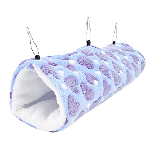 ibasenice Haustierwärme Hängematte für Hamster Meerschweinchen und Kleintiere Warmes Nest für Winter Gemütliches Schlafbett und Kreatives Design von ibasenice