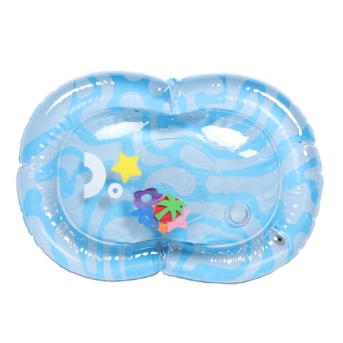 ibasenice Haustierwassermatratze Kühlmatten für Haustiere Hunde Wassermatte Spritzschutz für Welpen Eismatte für Haustiere Kühlung für Haustiere Bett kühlkissen Haustierkühlung PVC Blau von ibasenice