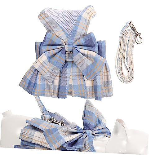 ibasenice Haustierweste Rock Kaninchen klein Hase süß Leinen und Leine Katzenleine Katze Bogen Geschirr Leine Haustierleine mit Schleifendesign Katzenweste Polyester Sky-Blue ibasenice Haustierweste Rock Kaninchen klein Hase süß Leinen und Leine Katzenleine Katze Bogen Geschirr Leine Haustierleine mit Schleifendesign Katzenweste Polyester Sky-Blue von ibasenice