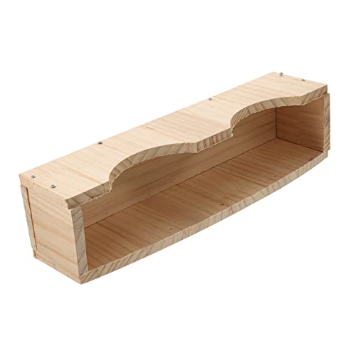 ibasenice Heu Rack aus Holz Heubehälter für Kleine für Meerschweinchen und Hamster Sauberer Käfig Einfache Installation mit Fixator für Optimale ibasenice Heu Rack aus Holz Heubehälter für Kleine für Meerschweinchen und Hamster Sauberer Käfig Einfache Installation mit Fixator für Optimale von ibasenice