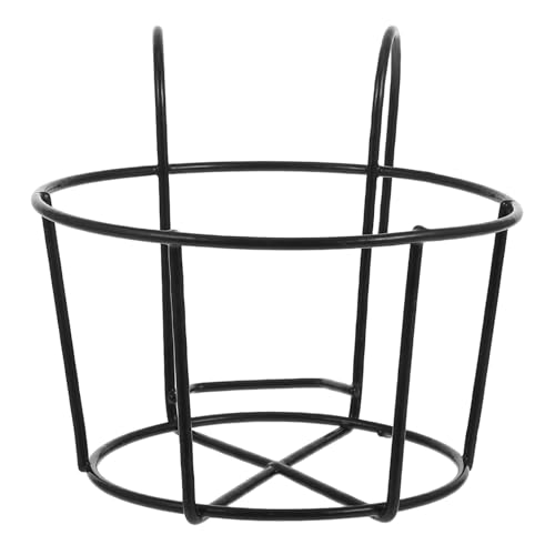 ibasenice Heuhändler Für Kaninchen Hochleistungsmetall -Rahmen Heuhändler, Kleiner Tierkorb Mit Haken Metallgrashalter Für Kaninchen Meerschweinchen 15 cm von ibasenice