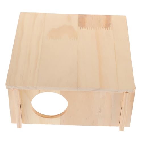 ibasenice Hölzernes und Hamsterhaus Versteck für Kleine Haustiere Vielseitig Einsetzbar als Schlafhaus und Spielplatz DIY Dekoration Langlebig und Sicher ibasenice Hölzernes und Hamsterhaus Versteck für Kleine Haustiere Vielseitig Einsetzbar als Schlafhaus und Spielplatz DIY Dekoration Langlebig und Sicher von ibasenice