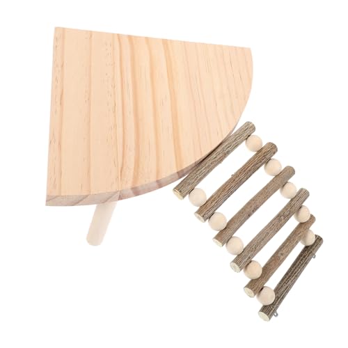 ibasenice Holz Hamster Plattform mit Leiter Kletterspielzeug für Kleintiere für Hamster Zwerghamster Igel und Haustiere Sicher und Langlebig ibasenice Holz Hamster Plattform mit Leiter Kletterspielzeug für Kleintiere für Hamster Zwerghamster Igel und Haustiere Sicher und Langlebig von ibasenice
