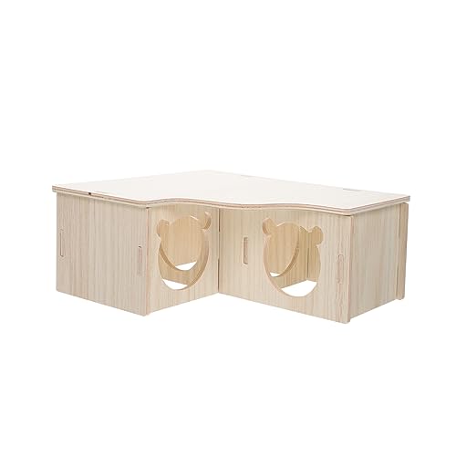 ibasenice Holz Hamster Versteckhaus für Kleintiere Mehrraum Labyrinth und Sicher für Hamster und Meerschweinchen Spaß für Kleine Haustiere ibasenice Holz Hamster Versteckhaus für Kleintiere Mehrraum Labyrinth und Sicher für Hamster und Meerschweinchen Spaß für Kleine Haustiere von ibasenice