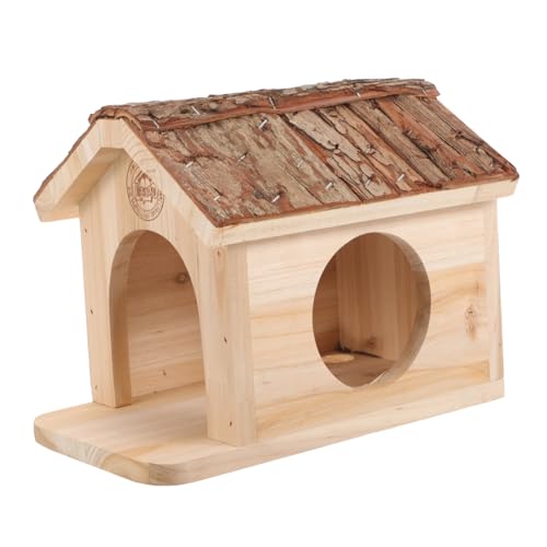 ibasenice Holz Hamsterhaus für Kleintiere Atmungsaktives Versteck Schlafnest für Hamster Rennmäuse Degus Sicheres Design für Käfige Ergänzung für Spielbereich ibasenice Holz Hamsterhaus für Kleintiere Atmungsaktives Versteck Schlafnest für Hamster Rennmäuse Degus Sicheres Design für Käfige Ergänzung für Spielbereich von ibasenice