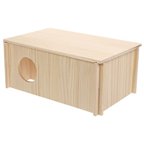 ibasenice Holz Hamsterhaus mit Tunnelstruktur Ratten Versteck für Zwerghamster Sicheres und Langlebiges Haustier Zubehör für Kleine Nagetiere Geruchsneutral und Komfortabel ibasenice Holz Hamsterhaus mit Tunnelstruktur Ratten Versteck für Zwerghamster Sicheres und Langlebiges Haustier Zubehör für Kleine Nagetiere Geruchsneutral und Komfortabel von ibasenice