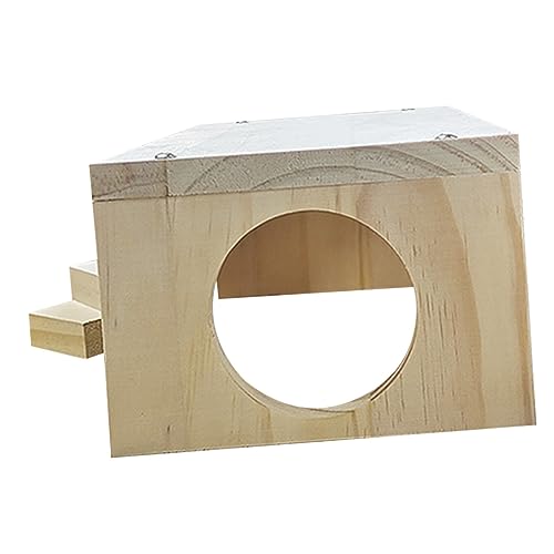 ibasenice Hamster Plattform Spielzeug Aus Holz Mit Leiter Kletterplattform Für Kleine Haustiere Geeignet Für Zwerghamster Und Andere Nager Langlebig Beißfest Und Sicher von ibasenice