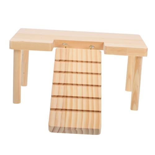 ibasenice Holzplattform für Hamster mit Treppe Kletterspielzeug für Kleine Haustiere für Ratten Meerschweinchen und Zwerghamster Fördert Aktives Spiel und Entdeckung ibasenice Holzplattform für Hamster mit Treppe Kletterspielzeug für Kleine Haustiere für Ratten Meerschweinchen und Zwerghamster Fördert Aktives Spiel und Entdeckung von ibasenice