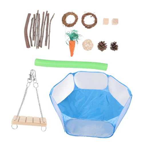ibasenice Holzspielzeug Teilig für Kleintiere mit Zaun Design Langlebiges Buntes Meerschweinchen und Hamster Molaren Kauhilfe Haustier Freilaufgehege Zubehör als Zufällige ibasenice Holzspielzeug Teilig für Kleintiere mit Zaun Design Langlebiges Buntes Meerschweinchen und Hamster Molaren Kauhilfe Haustier Freilaufgehege Zubehör als Zufällige von ibasenice