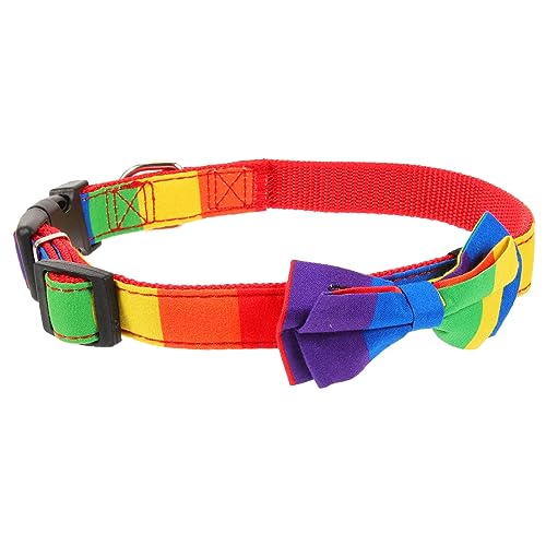 ibasenice Hundehalsband Mit Schleife Verstellbares Haustierhalsband Für Katzen Für Partys Und Besondere Anlässe Farbvielfalt Für Stilvolle von ibasenice