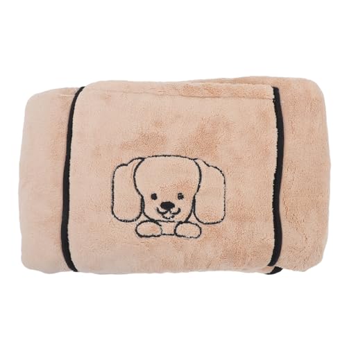 ibasenice Hundehandtuch Abtrocknen Von Hunden – Haustierdecke Mit Eingrifftaschen – Super Saugfähiges Haustier-bade- Und Pflegehandtuch Für Welpen, Kätzchen, Katzen Und Andere von ibasenice