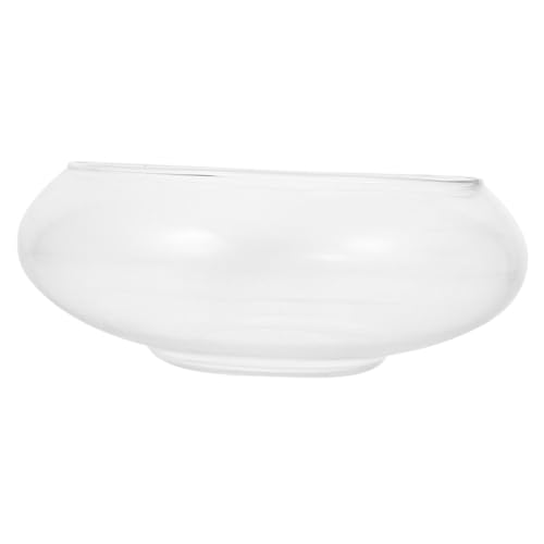 ibasenice Hydroponischer Blumentopf einzigartige Blumentöpfe Blumen- Schüsseln Container für Wasser blumenvase bürodekoration Glaskugelblumentopf Fischglas aus Glas Fischhalter Transparent von ibasenice
