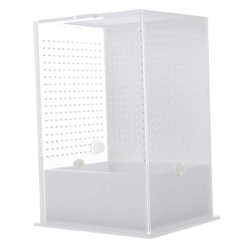 ibasenice Zuchtbox Für Reptilien Transparente Reptilienbox Mit Belüftungsöffnungen Spinnenzuchtbox Reptilienbecken Durchsichtiger Lebensraum Für Schlangen Geckos Frösche Und Andere von ibasenice