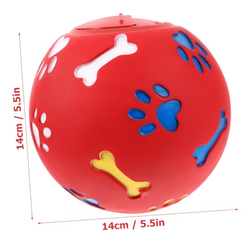 ibasenice Interaktiver Leckerli Ball für Hunde und Katzen Großer Futterspender Spielball aus Robustem Gummi Einstellbare Öffnung zur Dosierung Fördert Langsames Fressen und Geistige ibasenice Interaktiver Leckerli Ball für Hunde und Katzen Großer Futterspender Spielball aus Robustem Gummi Einstellbare Öffnung zur Dosierung Fördert Langsames Fressen und Geistige von ibasenice
