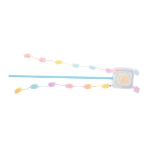 ibasenice Interaktives Katzenplüschspielzeug Macaron Lollipop Design für Drinnen Fördert und Mentale Aktivität für Kätzchen und Katzenliebhaber Langlebig und Attraktiv von ibasenice
