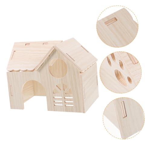ibasenice Käfighamsterhaus Aus Holz Stöckiges Hamsterversteck Für Zwerghamster Und Kleine Nager Und Sicheres Für Training Und Spielmöglichkeiten Gemütliches Nest ibasenice Käfighamsterhaus Aus Holz Stöckiges Hamsterversteck Für Zwerghamster Und Kleine Nager Und Sicheres Für Training Und Spielmöglichkeiten Gemütliches Nest von ibasenice