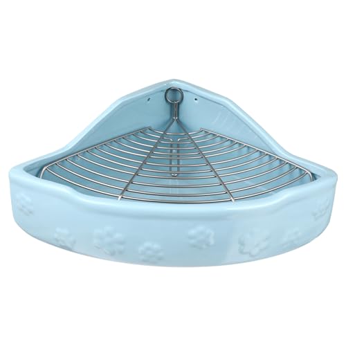 ibasenice Kaninchen-Keramik-Toilette Keramik Haustier Kleine Toilette Haustiertöpfchen Aus Keramik Kleine Haustier-PIPI-Toilette Kleines Töpfchen Für Haustiere Haustierbedarf Blue ibasenice Kaninchen-Keramik-Toilette Keramik Haustier Kleine Toilette Haustiertöpfchen Aus Keramik Kleine Haustier-PIPI-Toilette Kleines Töpfchen Für Haustiere Haustierbedarf Blue von ibasenice