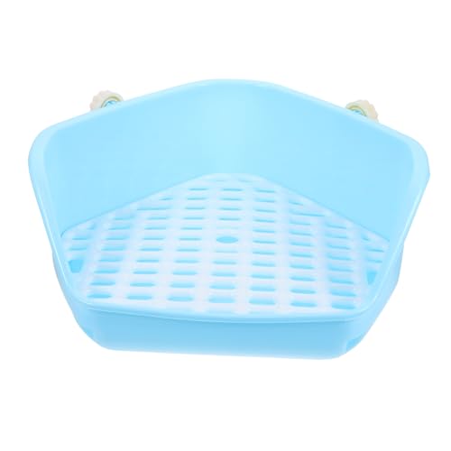 ibasenice Kaninchen Toilette Ecktoilette für Chinchilla Meerschweinchen mit Stabilem Gitterfilter Geruchsarm Langlebig Praktisches Haustier Wc für Kleine Nager im Käfig und Gartengebrauch ibasenice Kaninchen Toilette Ecktoilette für Chinchilla Meerschweinchen mit Stabilem Gitterfilter Geruchsarm Langlebig Praktisches Haustier Wc für Kleine Nager im Käfig und Gartengebrauch von ibasenice