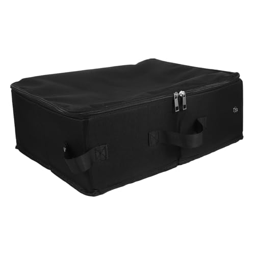 ibasenice Kasten Tragbare Katzenstreubox Haustier Reisen Wurf klein faltbar Katzenstreuzubehör tragbare Katzentoiletten Reisetoiletten Stoff (Polyester) Black von ibasenice