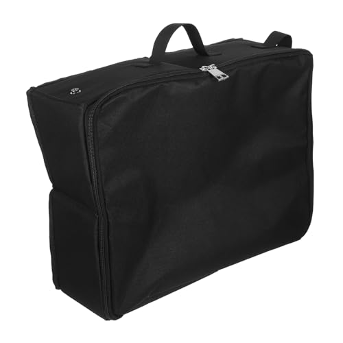 ibasenice Kasten Tragbare Katzenstreubox klein Reisen Haustier faltbar Wurf tragbare Katzentoiletten Reisezubehör für Katzen Reisetoiletten Stoff (Polyester) Black von ibasenice