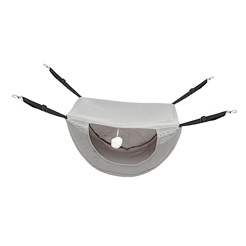 ibasenice Katze Hängematte drinnen Schild Weiden Haustier hängend Kühlung katzenhängebett katzenhängematte katzenbett Hängenest für Katze Komfortables Kätzchennest Dickes Sandwich-Netz Grey ibasenice Katze Hängematte drinnen Schild Weiden Haustier hängend Kühlung katzenhängebett katzenhängematte katzenbett Hängenest für Katze Komfortables Kätzchennest Dickes Sandwich-Netz Grey von ibasenice