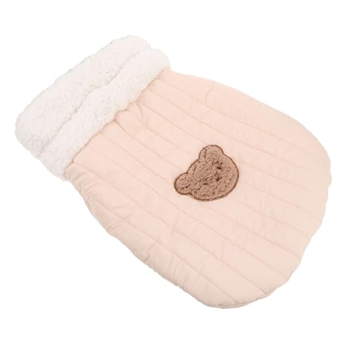 ibasenice Katzen Bohrloch Schlafsack Bohrloch Warmes Katzenschlafbett Katzenschlafhöhle Waschbarer Katzenschlafsack Hund Katze Warmes Bett Schlafbett Für Katzen Welpenschlafsack Khaki Sherpa von ibasenice