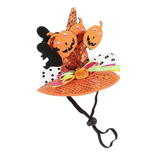 ibasenice Katzen Halloween Hut Lustiges Haustierkostüm Für Katzen Dekorativer Kopfschmuck Für Halloween Feiern Langlebig Und Stylish Für Besondere Anlässe von ibasenice