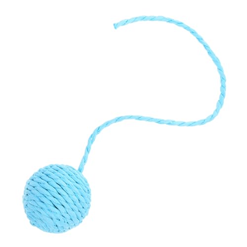 ibasenice Katzen-Teaser-Ball Katze Sisalkugeln Glocken Kauseil Für Katzen Ersatz Katzenspielzeug Für Wohnungskatzen Kätzchen Kratzspielzeug Sisalbälle Für Katzen & Sky-Blue Papier ibasenice Katzen-Teaser-Ball Katze Sisalkugeln Glocken Kauseil Für Katzen Ersatz Katzenspielzeug Für Wohnungskatzen Kätzchen Kratzspielzeug Sisalbälle Für Katzen & Sky-Blue Papier von ibasenice