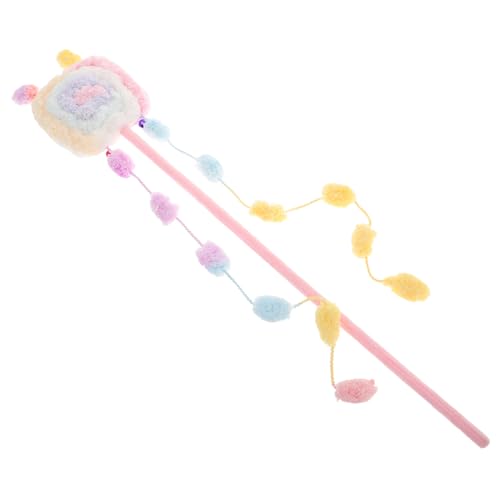 ibasenice Katzenangel Teaser für Kätzchen Interaktiver Katzenstab mit Lollipop Design Multifunktionales für Kratzen Beißen Tragbar für Innenbereich ibasenice Katzenangel Teaser für Kätzchen Interaktiver Katzenstab mit Lollipop Design Multifunktionales für Kratzen Beißen Tragbar für Innenbereich von ibasenice