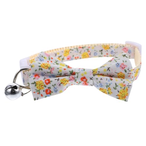 ibasenice Katzenkragen Mit Glocke Dekoratives Hundehalsband Katzenhalsbänder Mit Fliege Süßes Katzenhalsband Mit Glöckchen Für Katzenfliegen Süße Katzenkräger Polyester-Nylon ibasenice Katzenkragen Mit Glocke Dekoratives Hundehalsband Katzenhalsbänder Mit Fliege Süßes Katzenhalsband Mit Glöckchen Für Katzenfliegen Süße Katzenkräger Polyester-Nylon von ibasenice