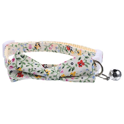 ibasenice Katzenkragen mit Glocke Kätzchenkragen Biegekragen für Katze Katzenhalsbänder für Haustier Bowtie Kragen Katzenhalsband süß süße Katzenkräger Polyester-Nylon ibasenice Katzenkragen mit Glocke Kätzchenkragen Biegekragen für Katze Katzenhalsbänder für Haustier Bowtie Kragen Katzenhalsband süß süße Katzenkräger Polyester-Nylon von ibasenice