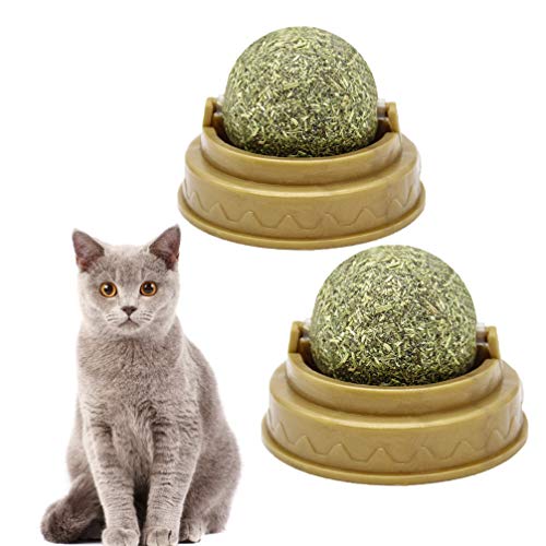 ibasenice Katzenminze-Spielzeug 2 Stück Essbare Katzenminze Katzenernährung Creme Lecken Feste Süßigkeiten Kätzchen Pflege Katzensnack Energieball ibasenice Katzenminze-Spielzeug 2 Stück Essbare Katzenminze Katzenernährung Creme Lecken Feste Süßigkeiten Kätzchen Pflege Katzensnack Energieball von ibasenice
