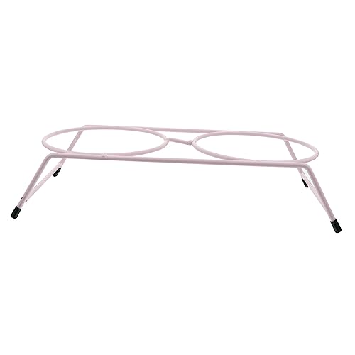 ibasenice Katzenschüsselständer mit Erhöhtem Eisenständer Rutschfester Futterhalter für Katzen und Ergonomisches Design für Komfortables Fressen für Welpen und Katzenzubehör ibasenice Katzenschüsselständer mit Erhöhtem Eisenständer Rutschfester Futterhalter für Katzen und Ergonomisches Design für Komfortables Fressen für Welpen und Katzenzubehör von ibasenice