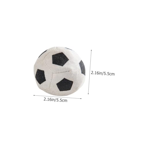 ibasenice Katzenspielzeug Ball mit Katzenminze Interaktives Kauspielzeug für Katzen Molarenfreundlicher Leichter Fußball für Kitten und Wohnungskatzen Fördert Gesunde Zahnpflege und von ibasenice