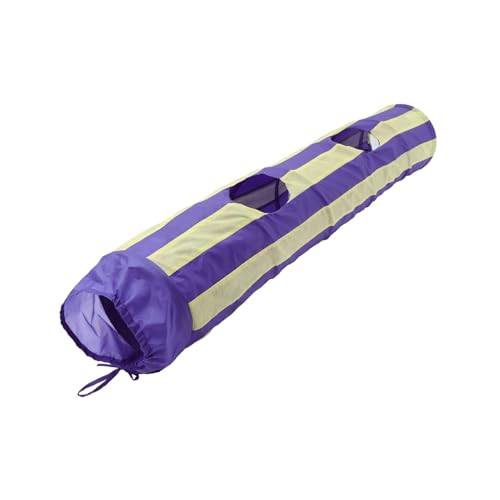 ibasenice Katzentunnel interaktives katzenspielzeug Interactive cat Toy cat spielwaren Toys zusammenklappbar lustig Haustier Tunnelspielzeug für Welpen Polyestertuch Blue von ibasenice