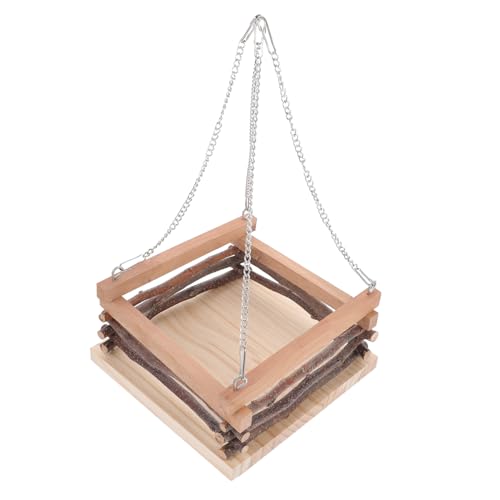 ibasenice Kleine Haustier Hängematte mit Holzbrett Hamster Hängendes Nest und Schaukelspielzeug für Meerschweinchen Kaninchen Nagerkäfig Zubehör Leicht zu Installieren ibasenice Kleine Haustier Hängematte mit Holzbrett Hamster Hängendes Nest und Schaukelspielzeug für Meerschweinchen Kaninchen Nagerkäfig Zubehör Leicht zu Installieren von ibasenice