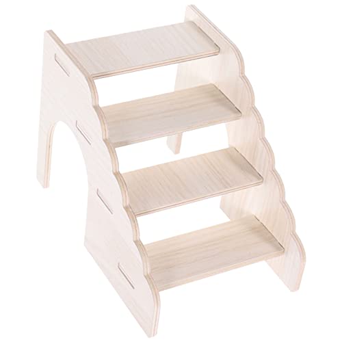 ibasenice Hamster Trainingsleiter aus Holz für Kleine Haustiere Kletterleiter für Hamster Chinchillas Spielzeug für Meerschweinchen Indoor Spielzeug für Ratten Fördert Gesundheit Bewegung von ibasenice