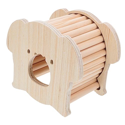 ibasenice Kleines Hamsterhaus Aus Holz Versteck Für Kleintiere Mit Dekoratives Nagerhaus Für Hamster Mäuse Und Kleine Für Gemütliches Schlafumfeld Und Aktivitäten von ibasenice